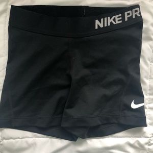 NIKE PRO Black Spandex Shorts